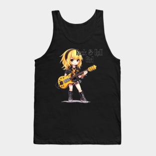 Rock & Roll Girl, Cute Girl, Girl Power Tank Top